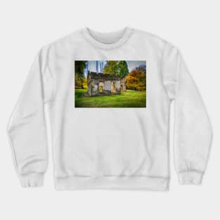 A Hidden Gem in the Forest: The Abandoned Stone Shack Crewneck Sweatshirt